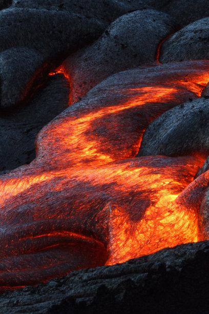 抽象火山岩浆
