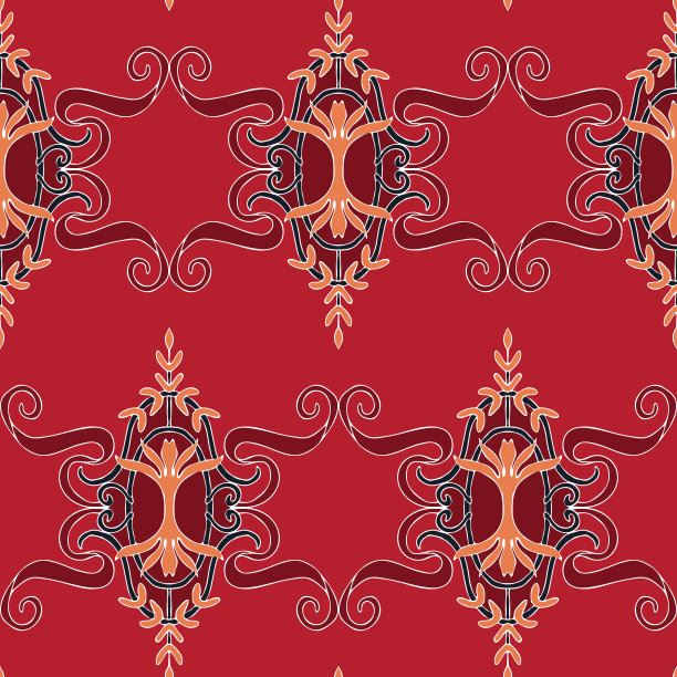 奢华皇室艺术图案壁纸