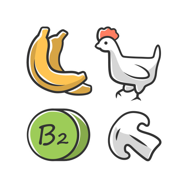 b字母水果logo