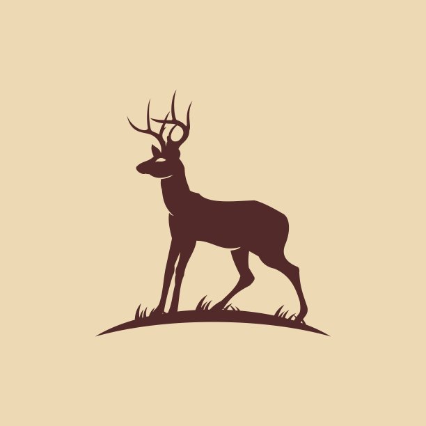 鹿标志设计