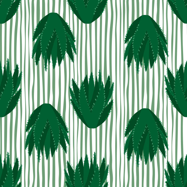 绿色竖条布纹壁纸纹理