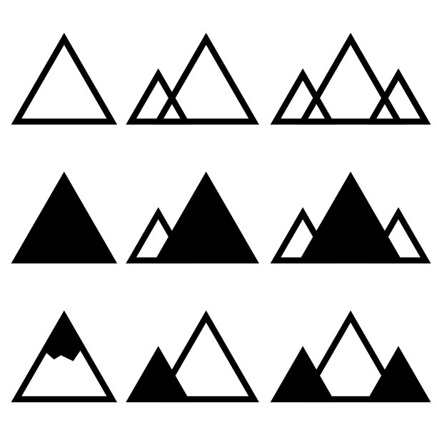 山峰logo标志