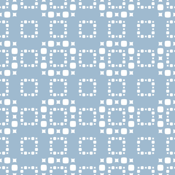 蓝色几何抽象花纹图案