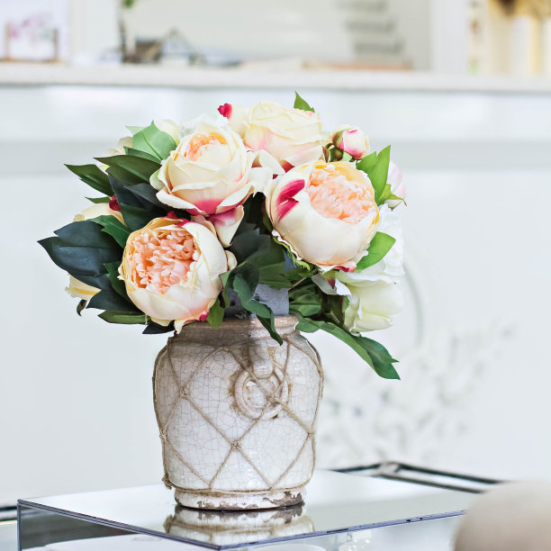 红色婚礼花艺素材