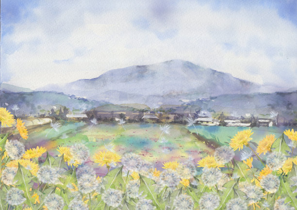 宽幅高清风景画