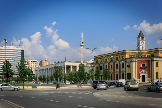 阿尔巴尼亚城市风光
