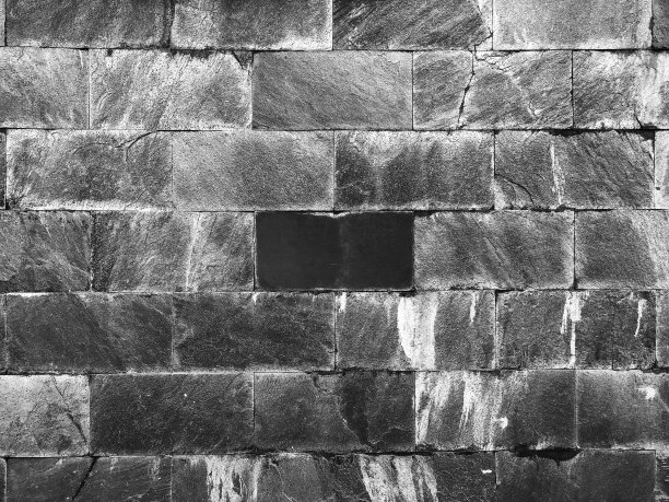 黑白水磨石花岗岩瓷砖
