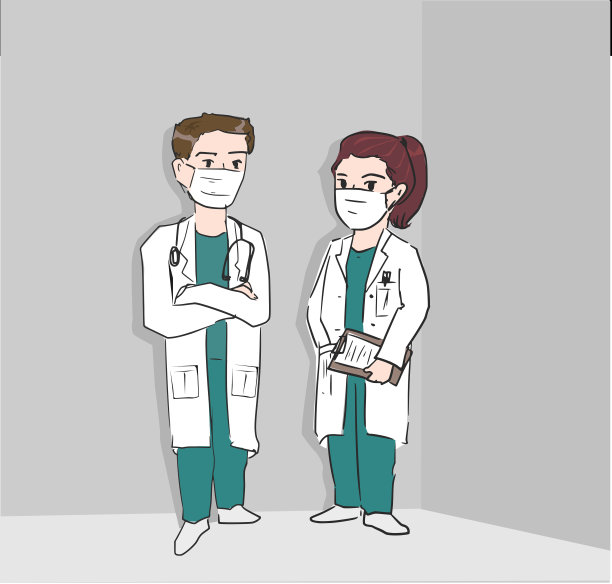 医生医疗医护人员卡通形象设计