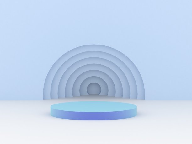 浅蓝色商务科技背景