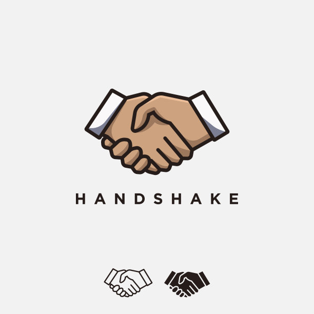 握手logo