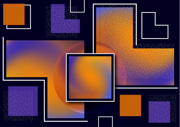现代简约画