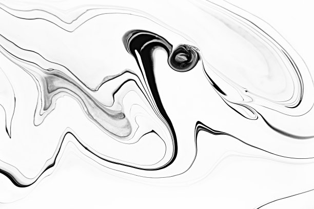 油墨抽象图案艺术油画