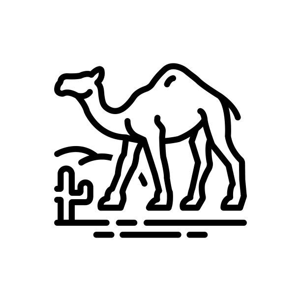矢量图形 骆驼