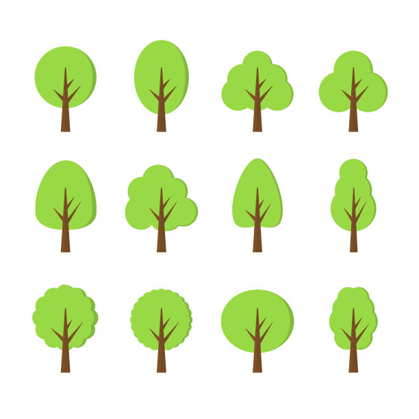 植物环保logo