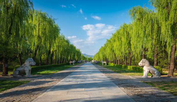 绿色中国风景名胜艺术