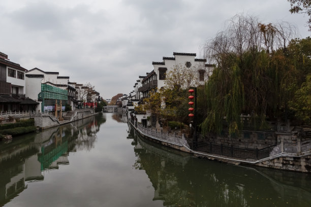 江苏南京城市风光建筑夜景