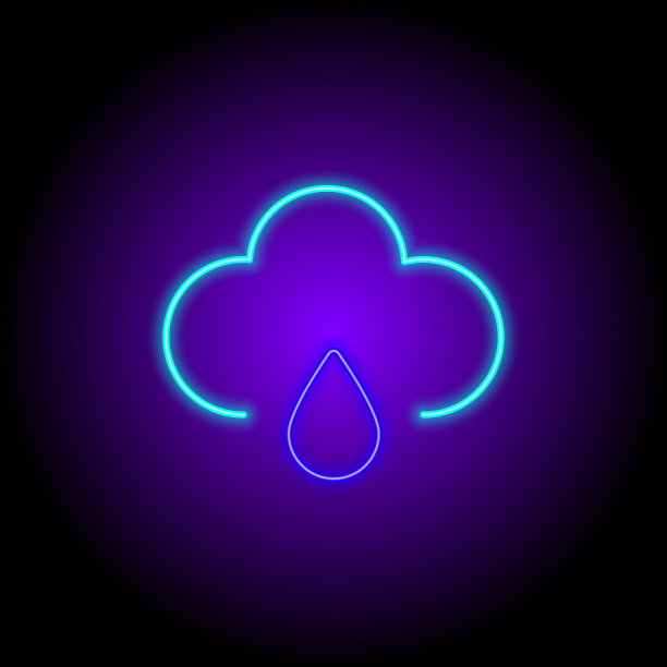 蓝天绿水logo设计