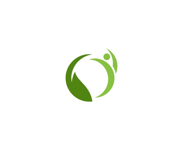 绿色健康标志设计