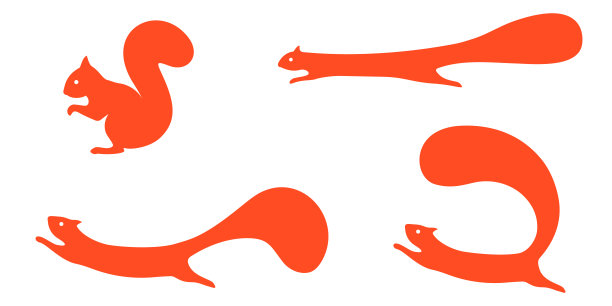 松鼠标志设计