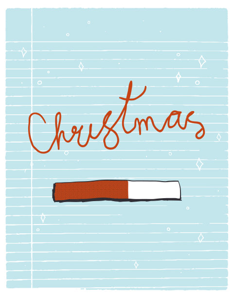 圣诞快乐创意设计海报