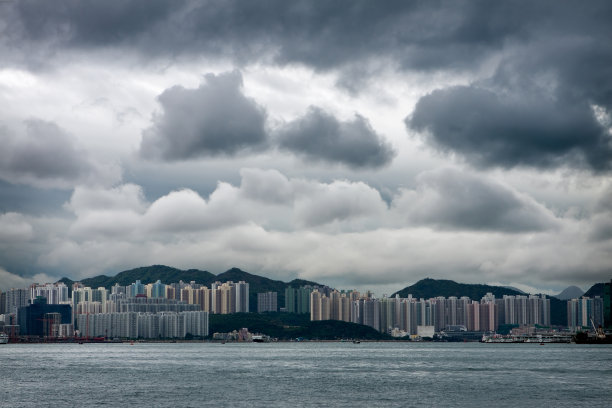 香港建筑背景