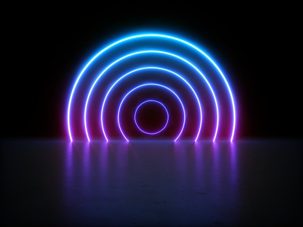 科技感蓝色光效