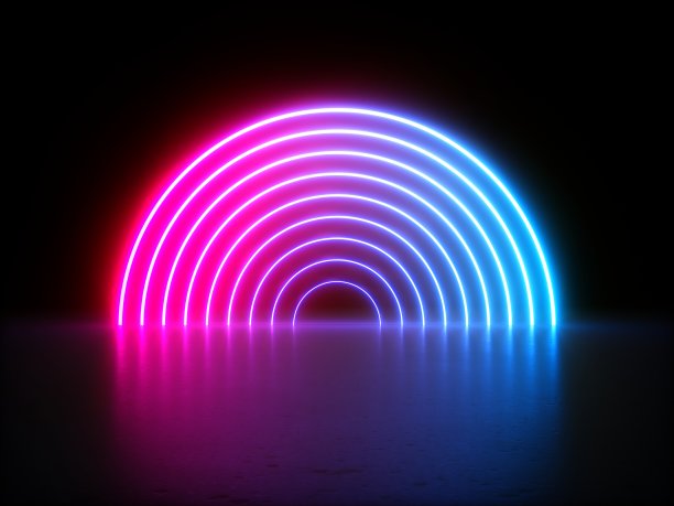 科技感蓝色光效