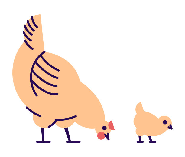 小鸡logo设计