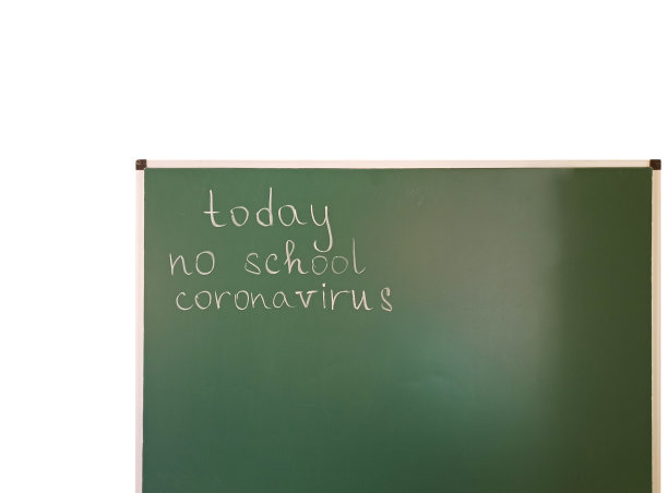 学校冠状病毒宣传栏
