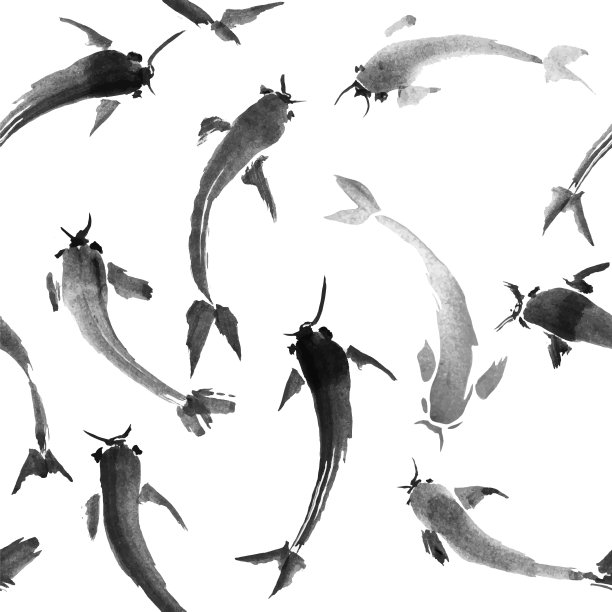 中国风素材水墨画