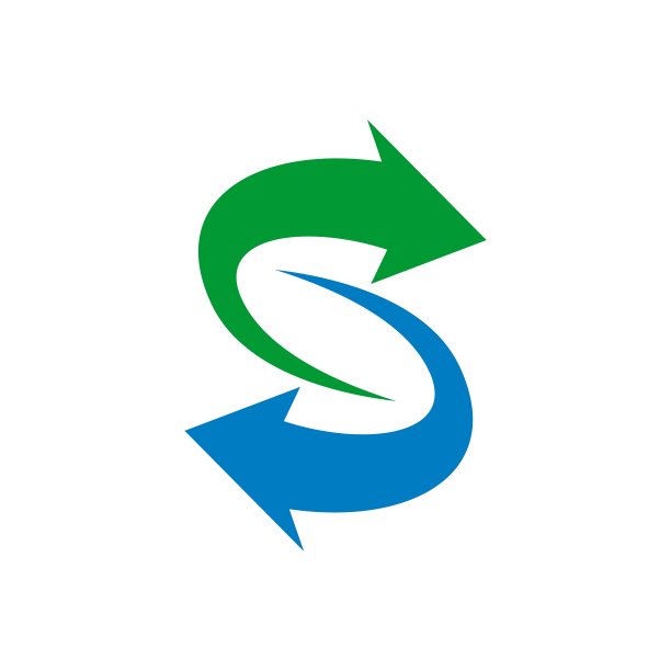 字母s简约时尚logo
