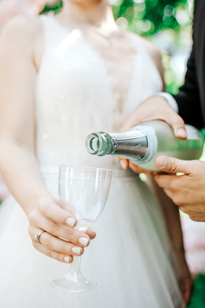 香槟婚礼结婚