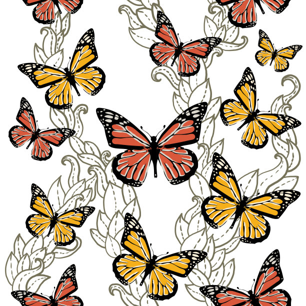 创意蝴蝶图案