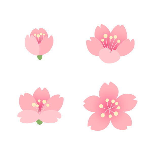 粉色花朵图形