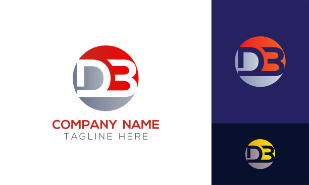 字母d品牌logo标志设计