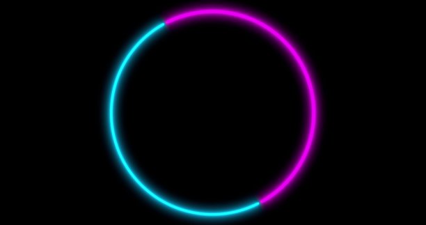 紫色光圈背景霓虹背景