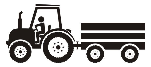 农民插画标志