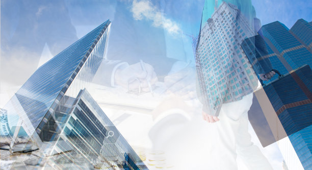 科技风商务活动背景