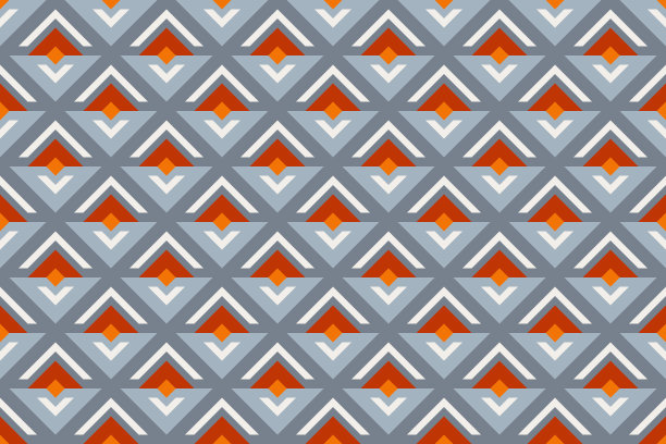 几何三角形地毯壁纸图案