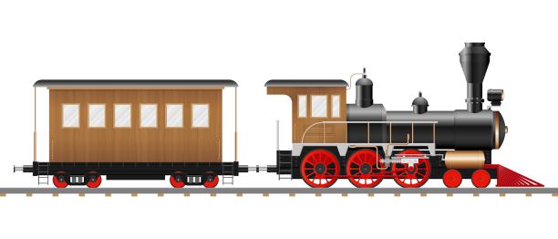 古老蒸汽机车