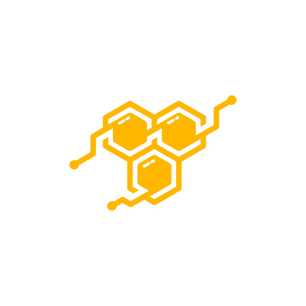 蜜蜂美食logo标志