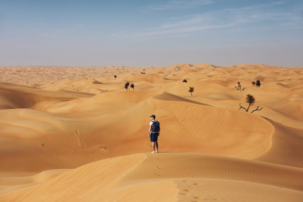沙漠中的孤独