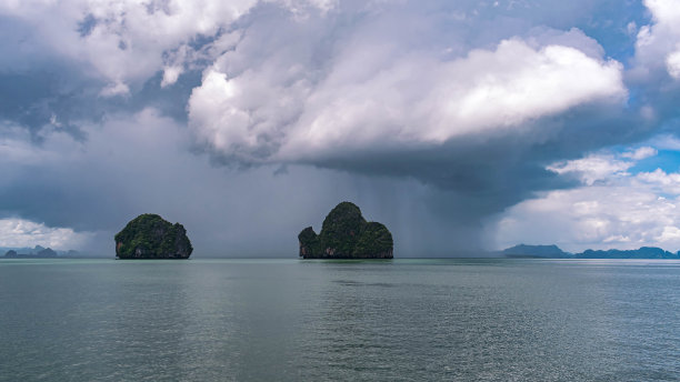 雨天看景