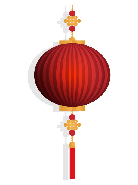 中式国风节日装饰元素灯笼