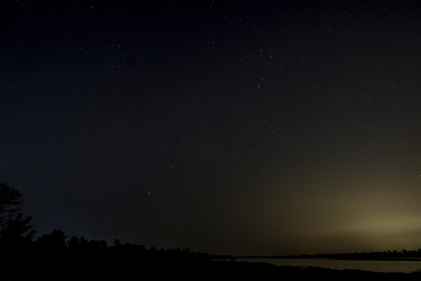 星空背景月亮素材