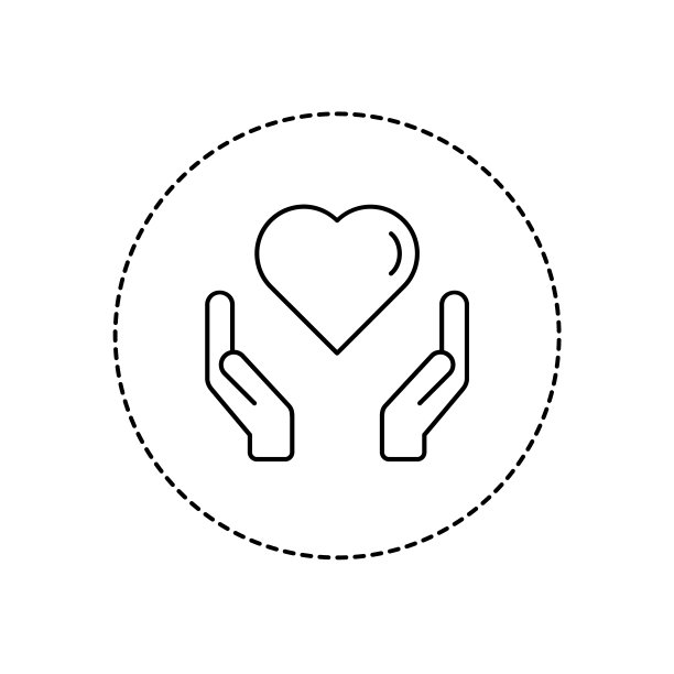 爱心logo人物标志