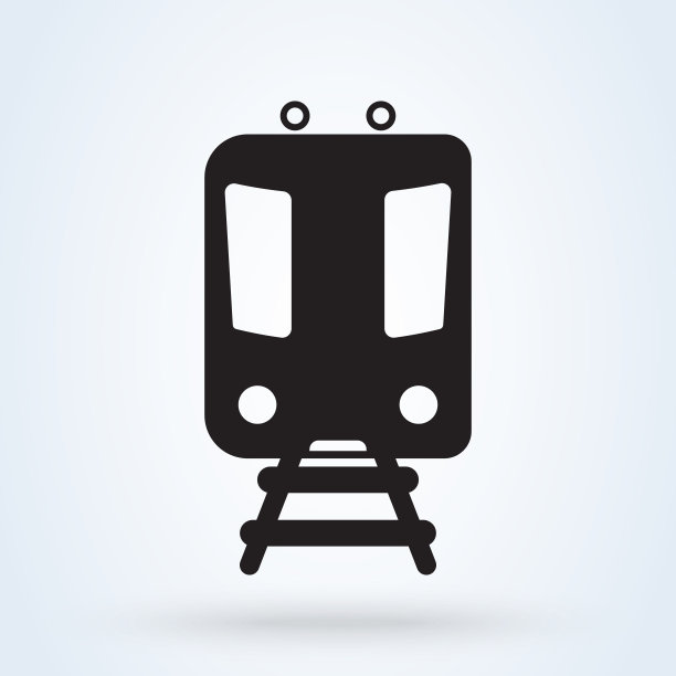 火车动车高铁高速logo标志