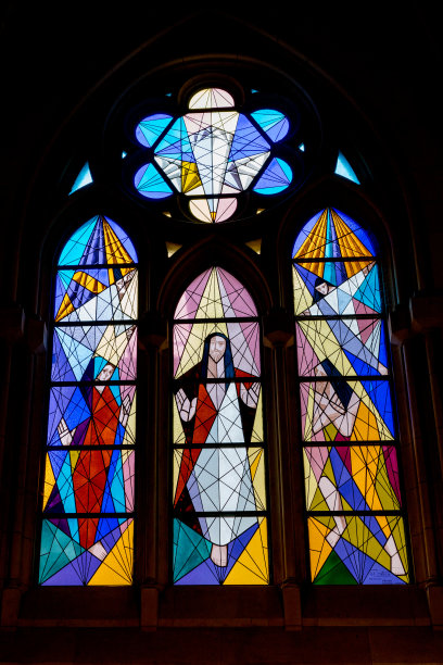 欧洲教堂窗画