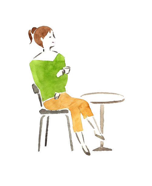 下午茶插画