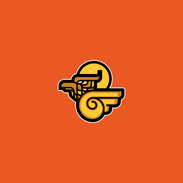 抽象凤凰logo